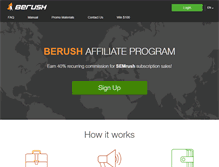 Tablet Screenshot of berush.com